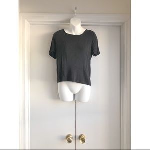 🔥USED🔥Black ribbed shirt